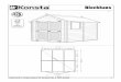 Blockhaus XL Blockhaus - · PDF fileBlockhaus XL 5 40 mm x 8 St 40 mm x 4 St 50mm x 4 St 40 mm x 4 St 40 mm x 10 St Blockhaus Manufactured for Hornbach Baumarkt AG, Hornbachstraße,