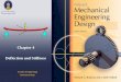 Chapter 4 Deflection and Stiffness - uoh.edu.sa · Curvature of beam subjected to bending moment M ... Beam Deflection Methods Some of the more common methods for solving the integration