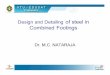 Design and Detailing of steel in Combined Footingslibvolume3.xyz/civil/btech/semester6/designdrawingofrcstructures/...Design of combined footing – Slab and Beam type- Problem 2 2