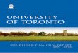 University of Toronto · memorandum of agreement with the Toronto School of Theology, each of which is a separate non-controlled corporate body with separate financial statements
