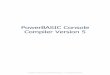 PowerBASIC Console Compiler Version 5 Console... · PowerBASIC Console Compiler Version 5 2 / 703 Table of contents Home ..... 26