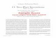 15 Two-Part Inventions - Ensemble Publications · Johann Sebastian Bach 15 Two-Part Inventions BWV 772-786 Transcribed for Two Trombones by Donald G. Miller Revised & Expanded Edition