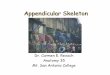 AppendicularAppendicular Appendicular SkeletonSkeleton 35/pdf lecture/a35... · • Pectoral girdle Appendicular skeleton –clavicle –scapula • Upper limb –brachium –antebrachium