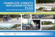 COMPLETE STREETS IMPLEMENTATION PLAN · Complete Streets Implementation Plan – 2015 Florida Department of Transportation & Smart Growth America – i – ACKNOWLEDGEMENTS This project
