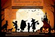 Halloween - party · Boszorkányok, varázslók, vámpírok, élõ holtak, vérfarkasok, zombik és rémek! Vállaljátok önmagatokat! Öltözzetek annak, amik vagytok! Akik szeretnék