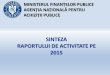 SINTEZA RAPORTULUI DE ACTIVITATE PE 2015 - anap.gov.roanap.gov.ro/web/wp-content/uploads/2015/12/Prezentare-sinteza-raport... · SINTEZA RAPORTULUI DE ACTIVITATE PE 2015 MINISTERUL