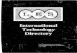 LES INTERNATIONAL TECHNOLOGY DIRECTORY file1. Food Products and Processing 2. Textile Products and Processing 3. Synthetic Fiber (fiber production, processing, raw materials) 4. Pulp