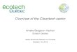 Overview of the Cleantech sector - Esterisedi2.esteri.it/sitiweb/Amb_Ottawa/Commerciale/pdf MONTREAL... · Overview of the Cleantech sector Amélie Bergeron-Vachon Écotech Québec