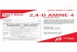 SPECIMEN LABEL 2,4-D AMINE 4 - cdms.net · 4 DIRECTIONS FOR USE It is a violation of Federal law to use this product in a manner inconsistent with its labeling. Do not apply this