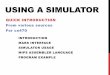 QUICK INTRODUCTION From various sources For cs470cs470/s17/Chap2c_simulator.pdf · QUICK INTRODUCTION From various sources For cs470 INTRODUCTION MARS INTERFACE SIMULATOR USAGE MIPS