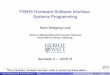 F28HS Hardware-Software Interface: Systems Programminghwloidl/Courses/F28HS/slides_SysPrg_Lec10.pdf · F28HS Hardware-Software Interface: Systems Programming Hans-Wolfgang Loidl School