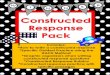 Includes: *Specific Guided Practice using the *Constructed ...internet.savannah.chatham.k12.ga.us/schools/hms/staff/Hughes/Shared... · *Have students analyze other student responses