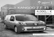Renault KANGOO Z.E. 33 - renault- · PDF fileRENAULT Z.E. ASSISTANCE Bei der Renault Z.E. Assistance handelt es sich um eine Pannenhilfe inkl. Mobilitätslösung. Im Falle eines Energieausfalles