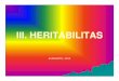 III. HERITABILITAS - Kuswantokuswanto.lecture.ub.ac.id/files/2012/02/Gen-Kuan-4-Heritabilitas.pdf · Galat contoh (s-1)gr KTs s² s ˘˝ ˘ ˜ ˆ˘ !˘˝˘ ˙ ˘& ˆ˘ ˆ ˙ > s6