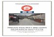 TRAINING CALENDER - Indian Railwaydlw.indianrailways.gov.in/works/uploads/File/IRWRI CALENDER1.pdf · training to DLW and Zonal Railways (North Eastern Railways and North Frontier