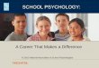 SCHOOL PSYCHOLOGY - nasponline.org and Publications... · The status of school psychology: Demographic characteristics, employment conditions, professional practices, and continuing
