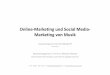 Online-Marketing und Social Media- Marketing von Musik · Online-Marketing und Social Media-Marketing von Musik Gastvortrag von Tilo Schmidtsdorff 24.03.2015 Musikmanagement | Prof