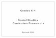 Grades K-4 Social Studiesdese.ade.arkansas.gov/public/userfiles/Learning_Services/Curriculum... · 7. The Arkansas Department of Education course curriculum framework is intended