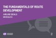 THE FUNDAMENTALS OF ROUTE DEVELOPMENT · Advantages Disadvantages • Can raise large sums of money for specific development projects • Adverse passenger perceptions among local