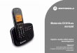 Motorola D1010-es sorozat · beszØlgetØsi időt vagy 100 óra kØszenlØti időt biztosít egyetlen feltöltØssel. Vegye figyelembe, hogy az œj akkumulÆtorok csak pÆr napos
