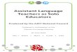 Assistant Language Teachers as Solo Educators - AJET Assistant Language Teachers as Solo Educators Produced
