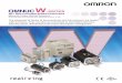 W-series Promotional Brochure · Simple Replacement of OMRON Servomotors OMRON S-, R-, H-, V-, and M-series Servomotors can now be replaced with W-series Servomotors. Trace Function