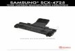 SAMSUNG SCX-4725 - uninetimaging.com€¦ · REQUIRED TOOLS 1. Toner approved vacuum 2. A small common screwdriver 3. A Phillips head screwdriver 4. Needle nose pliers REQUIRED SUPPLIES