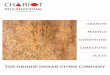 THE UNIQUE INDIAN STONE COMPANY - chariotinternational.com · Chariot is a unique Indian Stone Company that has been exporting locally quarried natural stones since 1994. Over the