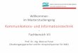 Willkommen im Masterstudiengang - Beuth Hochschule für ...public.beuth-hochschule.de/~purat/doc/intro_MKI_WiSe17.pdf · • Das Vertiefungsprojekt im MKI wird aus formalen Gründen