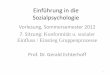 Einführung in die Sozialpsychologie - uni-muenster.de · Konformität: Begriff • Konformität = - Anpassung an die Position anderer Agenten (Menschen, Gruppen), die bewirkt wird