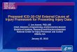 Proposed ICD-10-CM External Cause of Injury Framework for ... · ICD-9-CM or ICD- 10, and do not involve collisions with traditional transportation vehicles.. They help identify sports-