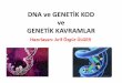 DNA ve GENETİK KOD ve GENETİK KAVRAMLARimg.eba.gov.tr/148/100/7f9/a54/48f/764/975/ad3/f4c/b65/1a8/d0c/908/af4/... · DNA’nın Kendini Eşlemesi DNA, hücre bölünmesi sırasında