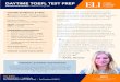 DAYTIME TOEFL TEST PREP - eli.edu · DAYTIME TOEFL TEST PREP My goal was to enter a Masters program in Journalism in the USA. I needed to score at least 88 on the iBT TOEFL, so I