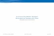 Template and Instructions · Community Water System Emergency Response Plan Template and Instructions. Introduction . This template, developed by the U.S. Environmental Protection