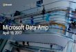 Data Amp 2017 - Optimize your data strategy from on ...download.microsoft.com/download/7/F/3/7F3F5B58-2ECD-4A6A-9AB4... · Industry-leading performance with SQL Server 2017 DATA MANAGEMENT