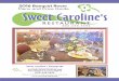 2016 Banquet Room Menu and Price Guide - Sweet Caroline's ... · 2016 Banquet Room Menu and Price Guide For all our menus and contact info: 100 Main Street Westway Mall West Rutland,