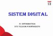 Sistem digital - emiiryanti.dosen.ittelkom-pwt.ac.idemiiryanti.dosen.ittelkom-pwt.ac.id/.../24/2016/03/01_Sistem-Digital.… · pemrosesan sinyal digital •Komponen pasif dan aktif