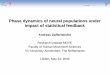 Phase dynamics of neural populations under impact of ... · Phase dynamics of neural populations under impact of statistical feedback Andreas Daffertshofer Research Institute MOVE
