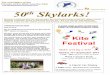 ISSUE AUGUST 2016 th Skylarks! · handmade candle, decorated pot of cress, willow weave, balloon model, butterfly art work, bird pencil, origami, bird feeder, bee chamber and not