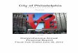 City of Philadelphia PA CAFR... · 2018-07-24 · Capital Improvement Fundare budgeted annually. s The level of budgetary control (that is, the level at which expenditures cannot