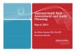 Internal Audit Risk …...Internal Audit Risk AssessmentandAuditAssessment and Audit Planning May 6, 2011 Eric Miles, Partner, CPA, CIA, CFE RicJazaie,CPA,CIARic ... Td’ObjtiToday’s