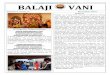 OM NAMO BHAGAVATE PANDURANGAYA BALAJI VANI · OM NAMO BHAGAVATE PANDURANGAYA BALAJI VANI Volume 4, Issue 11 November 2010 Sri Durga Devi Pushpa Alankaram SIDDHI BUDDHIPRADAY DEVI