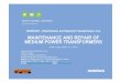 Skraceni- Maintenance and repair of medium power …MAINTENANCE AND REPAIR OF MEDIUM POWER TRANSFORMERS WAPIC, Lagos, Nigeria , 27.11.2013 Jasenko KosorčićM.Sc.Mech. Eng. Project