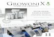 EX100, EX200, EX400 & EX400T - GrowoniX · 2018-02-20 · • The EX100, EX200, & EX400 water filters are designed to be used with between 40-80 psi of incoming water pressure. •