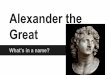 Great Alexander the - John Pollard Digital PortfolioWas Alexander the Great’s empire really a “one world” empire? What factors led to the breakup of his empire? How has Hellenistic
