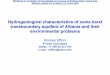 Hydrogeological characteristics of some karst ... · karst aquifers of Albania. The transboundary aquifers related to mountains with highest peaks more than 2000 m a.s.l. The recharge
