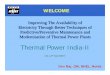Thermal Power India-IIindiacore.com/bulletin/papers-tpi2/dev-raj-preventive...Dev Raj, GM, BHEL, Noida Improving The Availability of Electricity Through Better Techniques of Predictive/Preventive