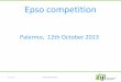 Epso competition - ISPI · – European Personnel Selection Office (EPSO) • Entry is by open competition – Notice of Competition published in Official Journal of European Union,