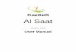 Al Saat · 2016-10-22 · Al-Saat is an Ilm e Jafar, Ilm Ul Adaad, Ilm Ul Najoon ( Astrology ) Software that provides complete solution for time calculation for Asaar o Akhbaar, It