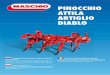 PINOCCHIO ATTILA ARTIGLIO DIABLO - Maschio …...• Încorporarea resturilor în profil de mică adâncime, pentru a facilita operaţiile de însămânţare ulterioare şi îmbunătăţirea